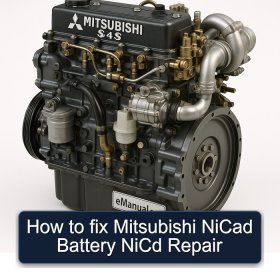 How to fix Mitsubishi NiCad Battery NiCd Repair