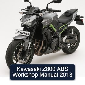 Kawasaki Z800 ABS Workshop Manual 2013