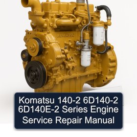 Komatsu 140-2 6D140-2 6D140E-2 Series Engine Service Repair Manual