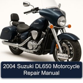2004 Suzuki DL650 Motorcycle Repair Manual