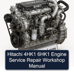 Hitachi 4HK1 6HK1 Engine Service Repair Workshop Manual