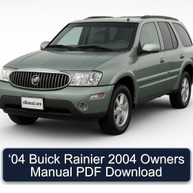‘04 Buick Rainier 2004 Owners Manual PDF Download