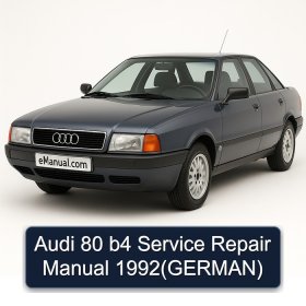 Audi 80 b4 Service Repair Manual 1992(GERMAN)