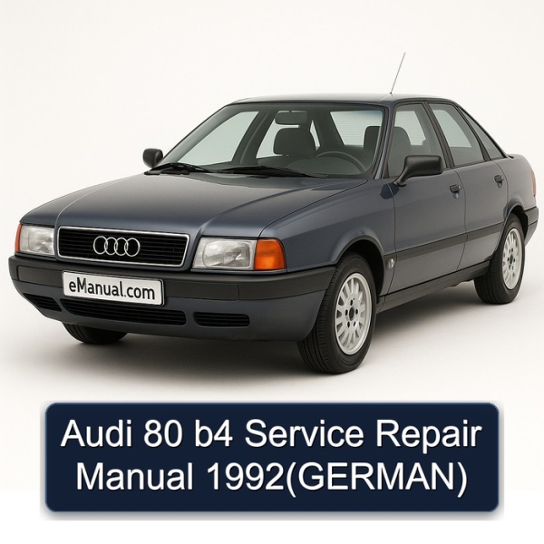 Audi 80 b4 Service Repair Manual 1992(GERMAN)