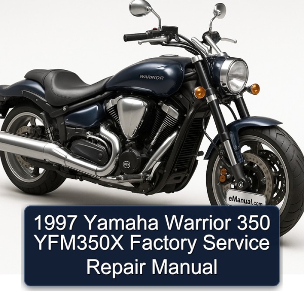 1997 Yamaha Warrior 350 YFM350X Factory Service Repair Manual