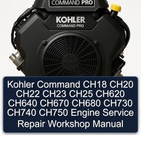 Kohler Command CH18 CH20 CH22 CH23 CH25 CH620 CH640 CH670 CH680 CH730 CH740 CH750 Engine Service Repair Workshop Manual