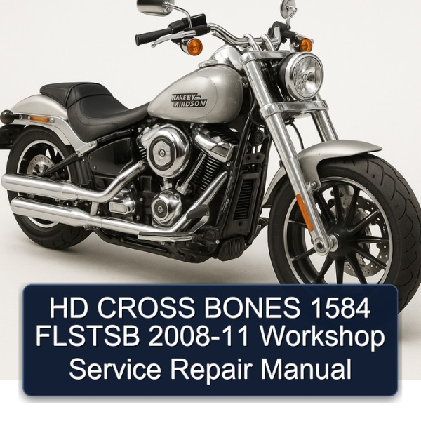 HD CROSS BONES 1584 FLSTSB 2008-11 Workshop Service Repair Manual