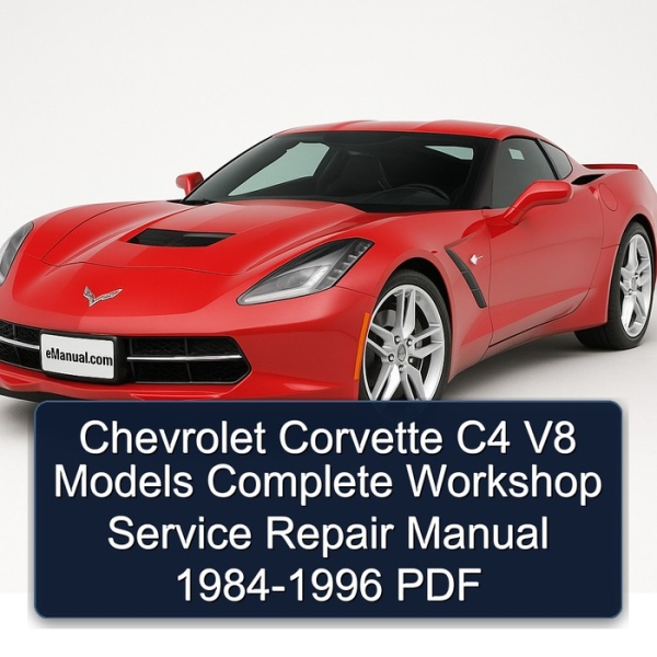 Chevrolet Corvette C4 V8 Models Complete Workshop Service Repair Manual 1984-1996 PDF