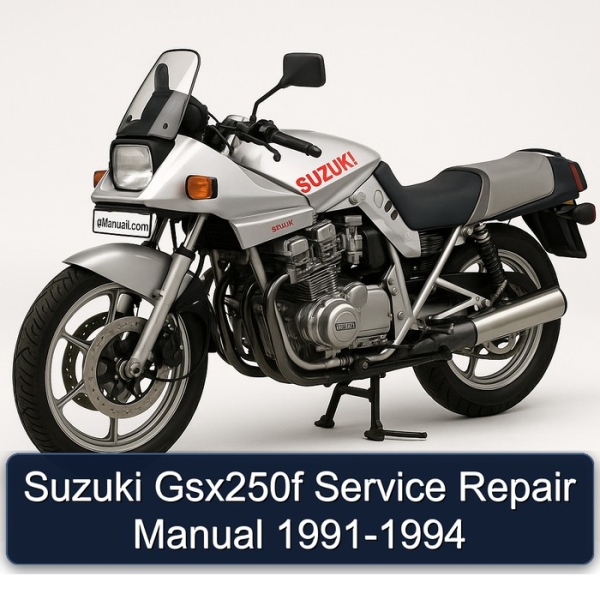 Suzuki Gsx250f Service Repair Manual 1991-1994