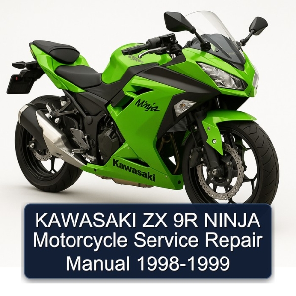 KAWASAKI ZX 9R NINJA Motorcycle Service Repair Manual 1998-1999
