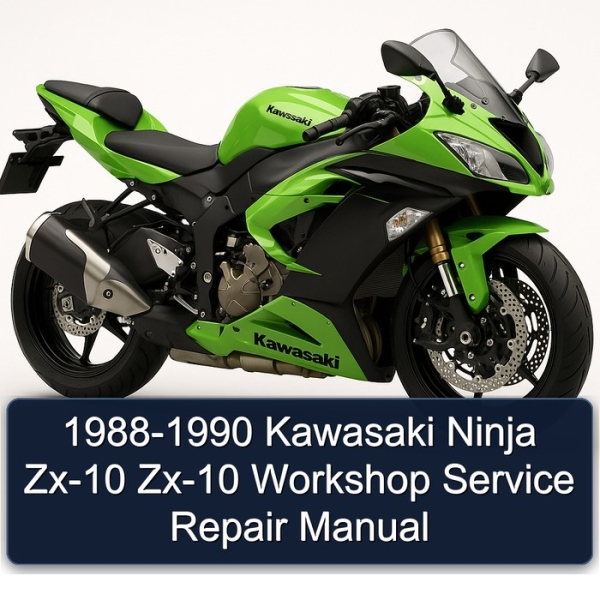 1988-1990 Kawasaki Ninja Zx-10 Zx-10 Workshop Service Repair Manual