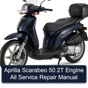 Aprilia Scarabeo 50 2T Engine All Service Repair Manual
