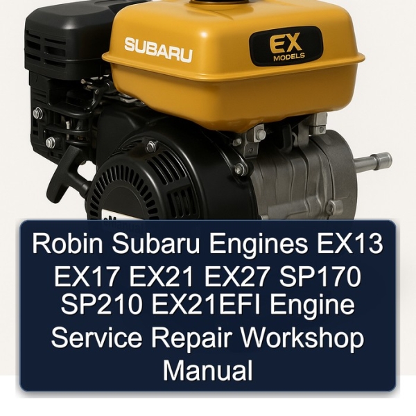 Robin Subaru Engines EX13 EX17 EX21 EX27 SP170 SP210 EX21EFI Engine Service Repair Workshop Manual