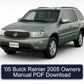 ‘05 Buick Rainier 2005 Owners Manual PDF Download