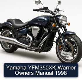 Yamaha YFM350XK-Warrior Owners Manual 1998