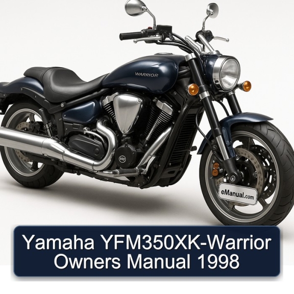 Yamaha YFM350XK-Warrior Owners Manual 1998