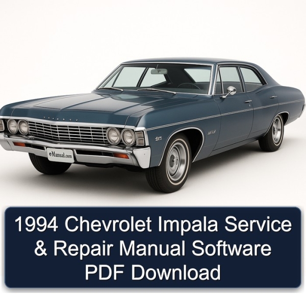 1994 Chevrolet Impala Service & Repair Manual Software PDF Download