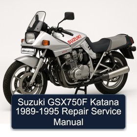 Suzuki GSX750F Katana 1989-1995 Repair Service Manual