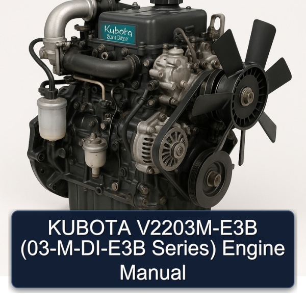 KUBOTA V2203M-E3B (03-M-DI-E3B Series) Engine Manual