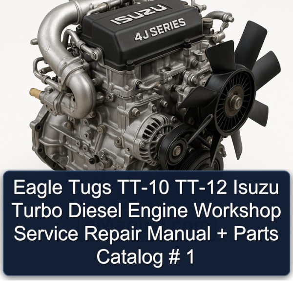 Eagle Tugs TT-10 TT-12 Isuzu Turbo Diesel Engine Workshop Service Repair Manual + Parts Catalog # 1