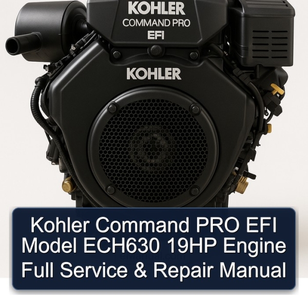Kohler Command PRO EFI Model ECH630 19HP Engine Full Service & Repair Manual