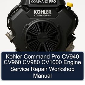 Kohler Command Pro CV940 CV960 CV980 CV1000 Engine Service Repair Workshop Manual