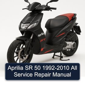 Aprilia SR 50 1992-2010 All Service Repair Manual