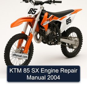KTM 85 SX Engine Repair Manual 2004