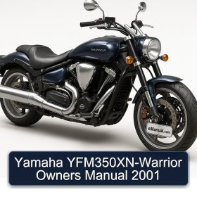 Yamaha YFM350XN-Warrior Owners Manual 2001