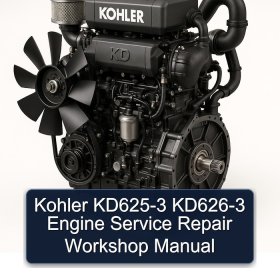 Kohler KD625-3 KD626-3 Engine Service Repair Workshop Manual