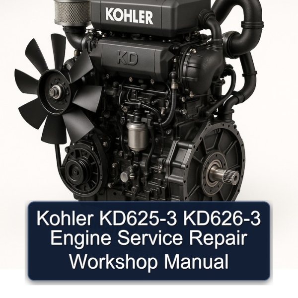 Kohler KD625-3 KD626-3 Engine Service Repair Workshop Manual