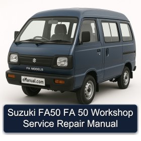 Suzuki FA50 FA 50 Workshop Service Repair Manual