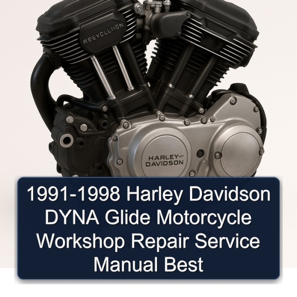 1991-1998 Harley Davidson DYNA Glide Motorcycle Workshop Repair Service Manual Best