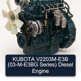 KUBOTA V2203M-E3B (03-M-E3BG Series) Diesel Engine