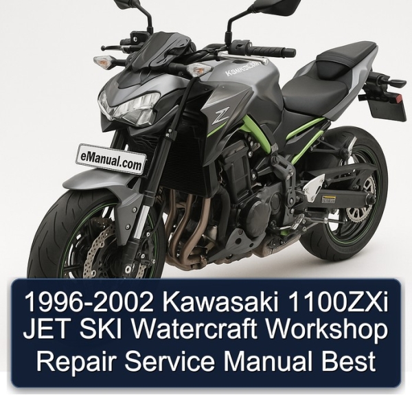 1996-2002 Kawasaki 1100ZXi JET SKI Watercraft Workshop Repair Service Manual Best