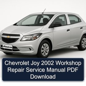 Chevrolet Joy 2002 Workshop Repair Service Manual PDF Download