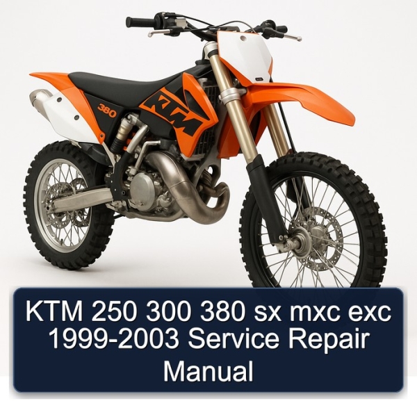 KTM 250 300 380 sx mxc exc 1999-2003 Service Repair Manual