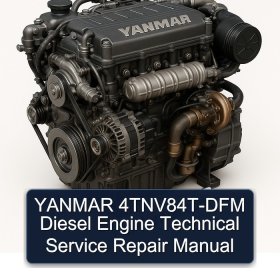 YANMAR 4TNV84T-DFM Diesel Engine Technical Service Repair Manual