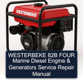 WESTERBEKE 82B FOUR Marine Diesel Engine & Generators Service Repair Manual