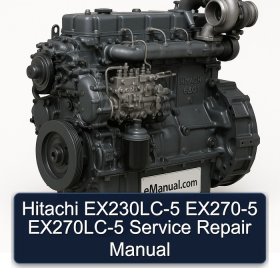 Hitachi EX230LC-5 EX270-5 EX270LC-5 Service Repair Manual