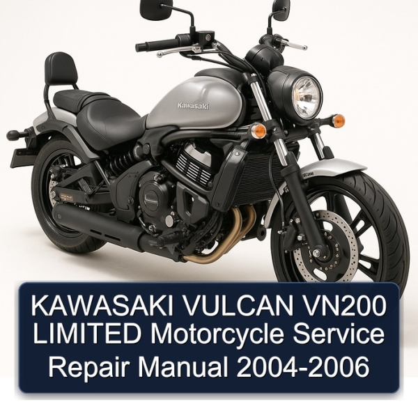 KAWASAKI VULCAN VN200 LIMITED Motorcycle Service Repair Manual 2004-2006