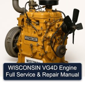 WISCONSIN VG4D Engine Full Service & Repair Manual