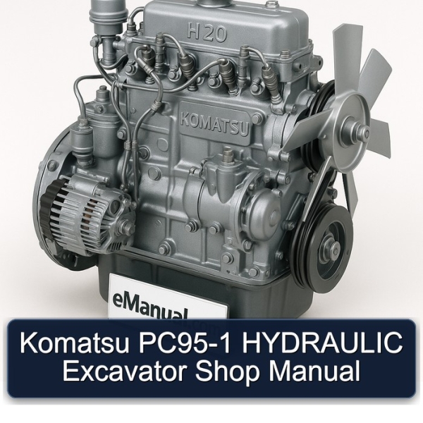 Komatsu PC95-1 HYDRAULIC Excavator Shop Manual