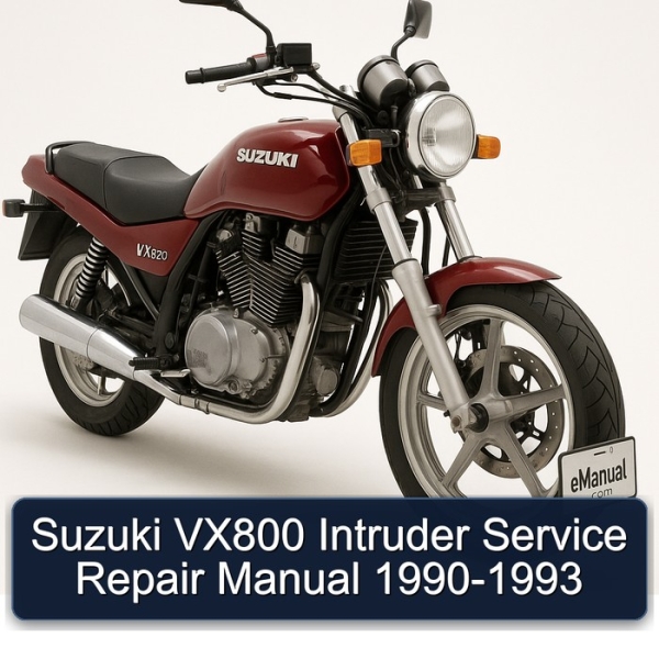 Suzuki VX800 Intruder Service Repair Manual 1990-1993