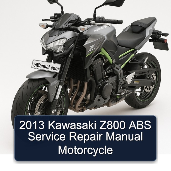 2013 Kawasaki Z800 ABS Service Repair Manual Motorcycle