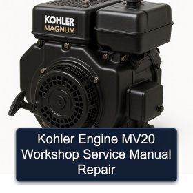 Kohler Engine MV20 Workshop Service Manual Repair
