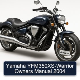 Yamaha YFM350XS-Warrior Owners Manual 2004