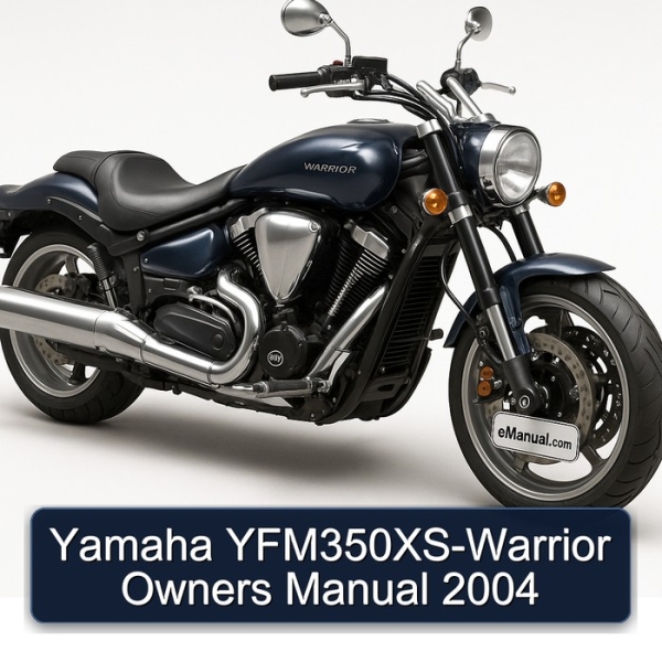 Yamaha YFM350XS-Warrior Owners Manual 2004