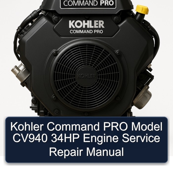 Kohler Command PRO Model CV940 34HP Engine Service Repair Manual