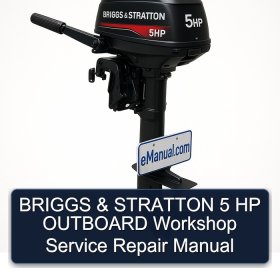 BRIGGS & STRATTON 5 HP OUTBOARD Workshop Service Repair Manual